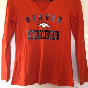 NFL Official Women’s Denver Broncos Long Sleeve M